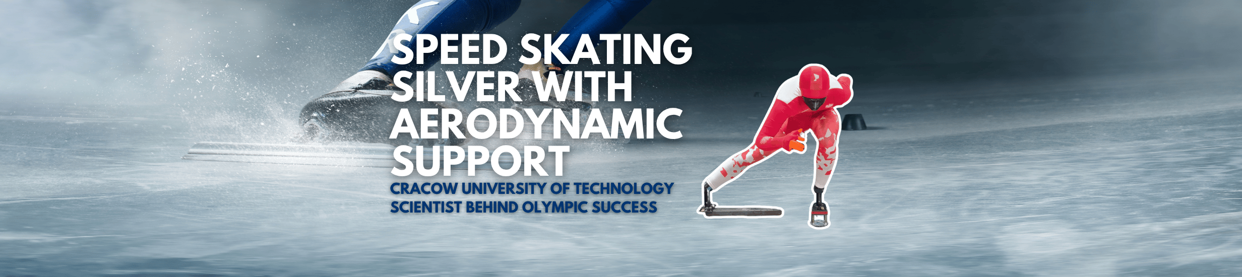 Speed Skating Olympic Silver with Aerodynamic Support from CUT