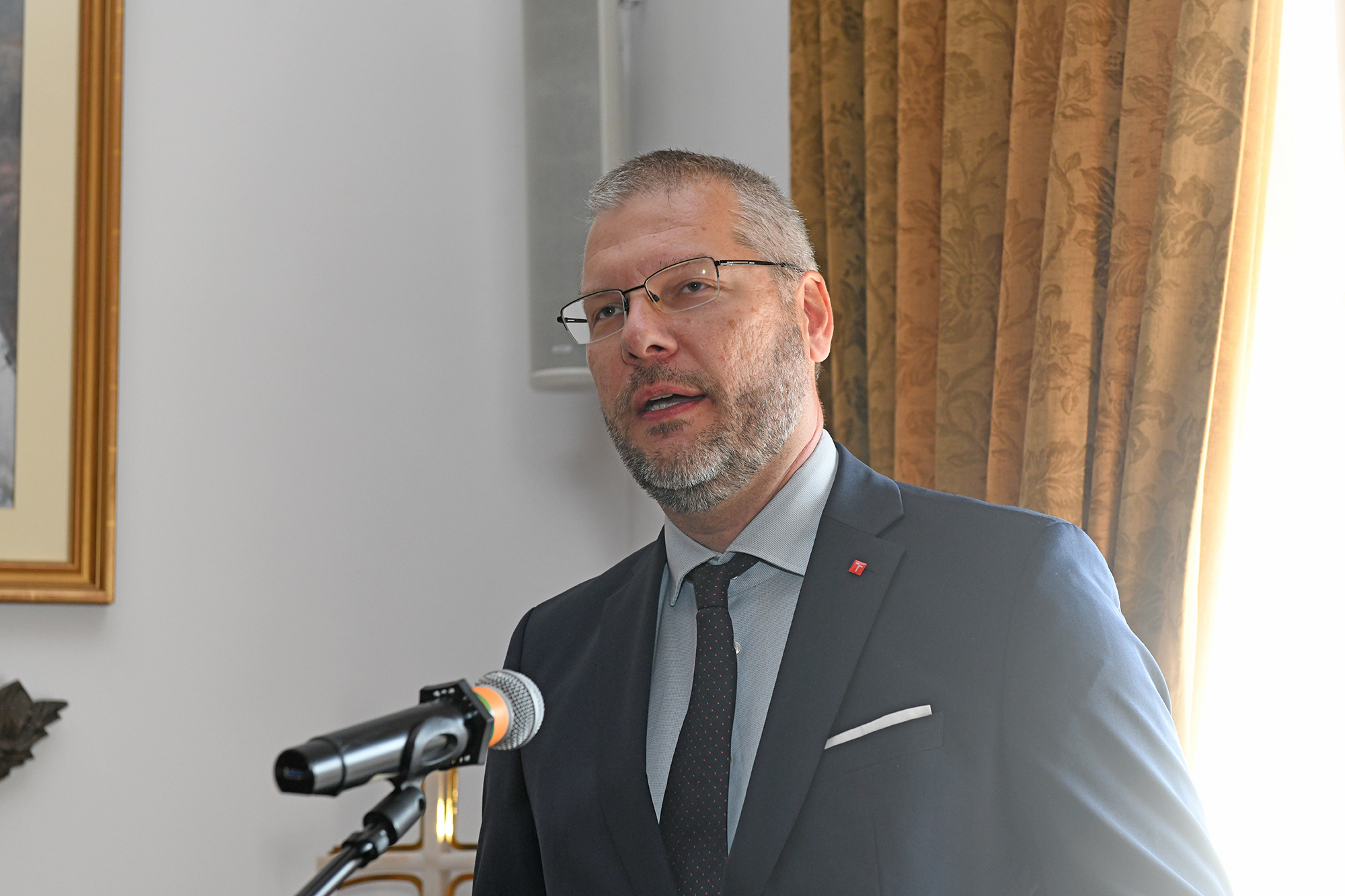 dr Jiří Hlinka przemawia